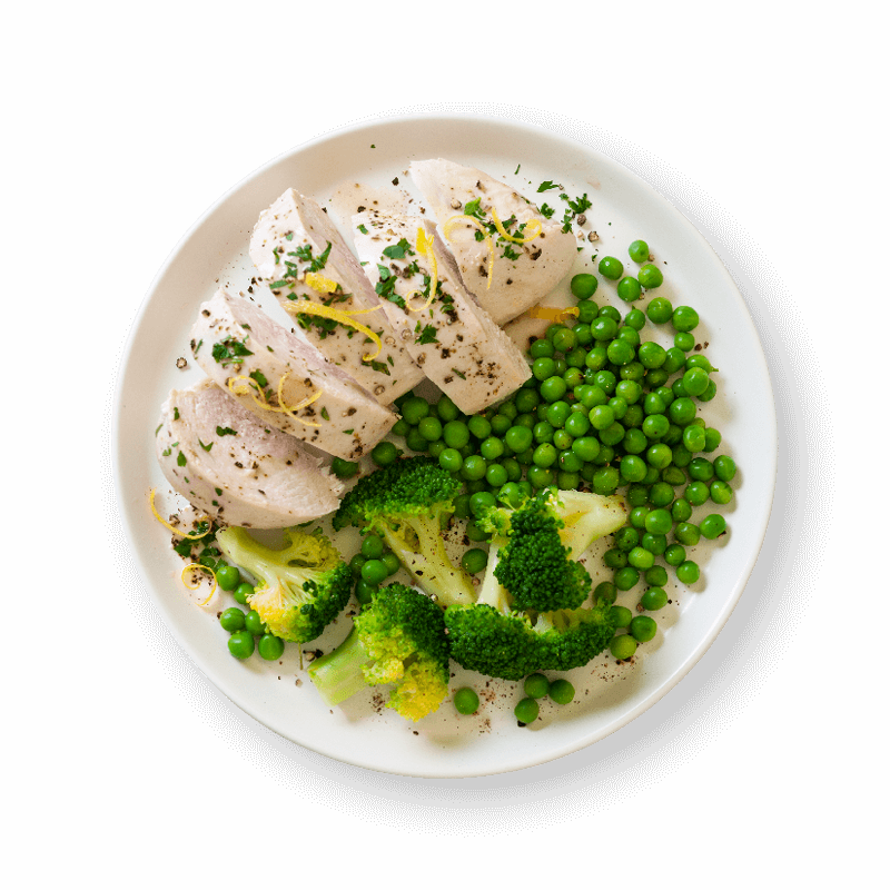 Lemon Chicken with Clean & Green Veg