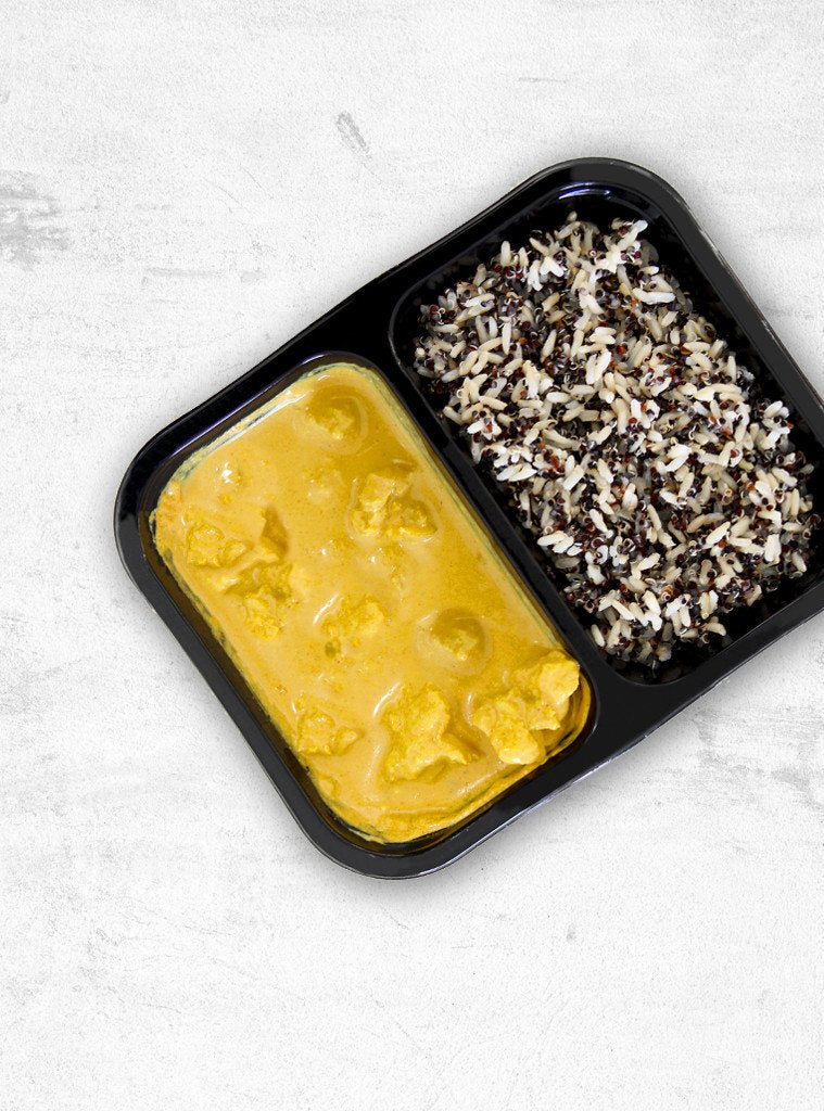 Butter Chicken with Broccoli & Cauliflower Rice