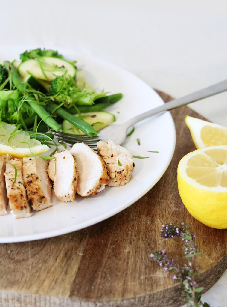 Grilled Chicken with Clean & Green Veg - Healthy ready meals