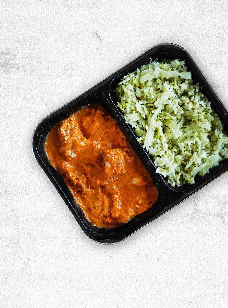 Chicken Rendang with Broccoli & Cauliflower Rice