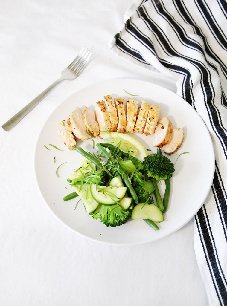 Grilled Chicken with Clean & Green Veg - Healthy ready meals