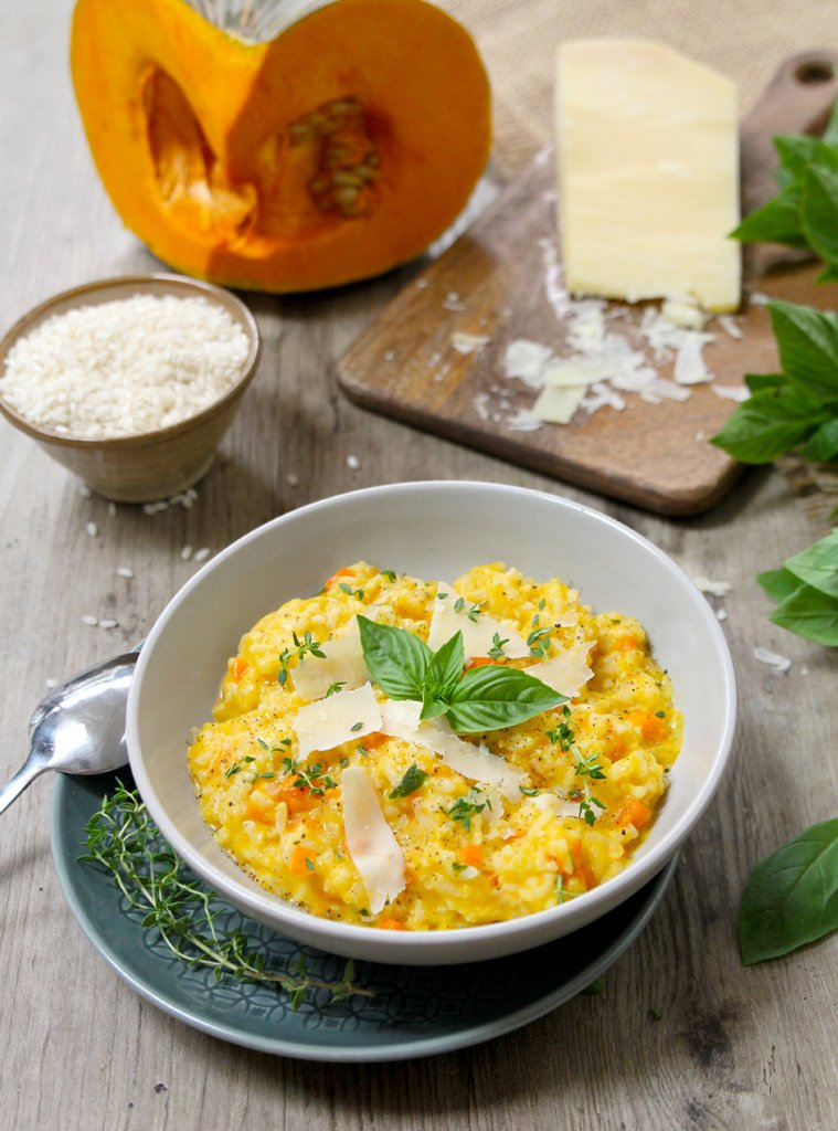 Creamy Pumpkin & Cheese Risotto